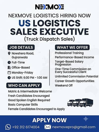 Sales Agent  Required (Female)/(Male)