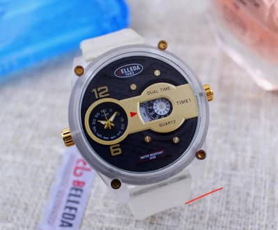 Original belleda double time analog time and Quater time in Transparen