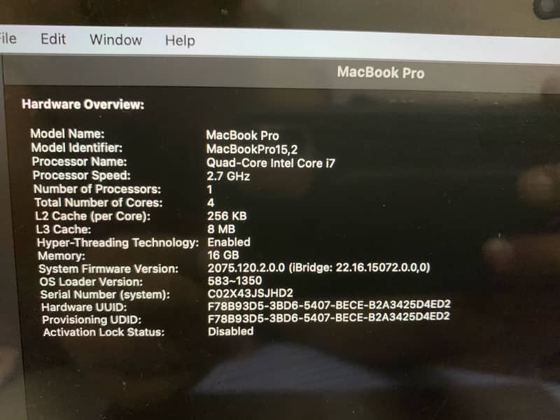 MacBook Pro 1