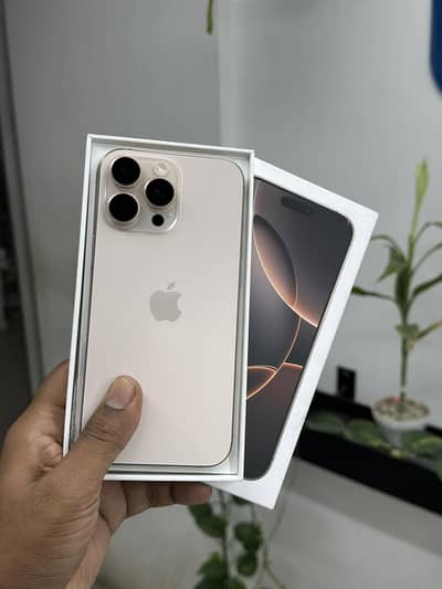 Apple iPhone 16 Pro Max jv – 256GB (Desert Titanium)