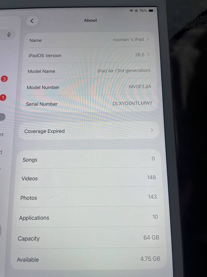 iPad 3th generation 2