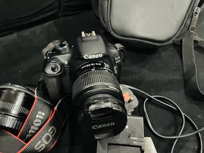 Canon EOS 1200D DSLR Camera with 2 Lenses + Bag + Accessories