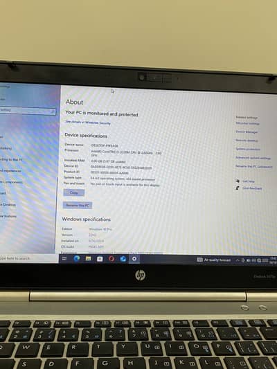 HP EliteBook 8470p Core i5 3rd Gen | 4GB RAM | 128GB SSD |