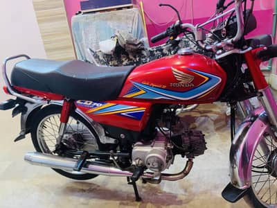 Honda CD 70 2019 everything is in genuine condition