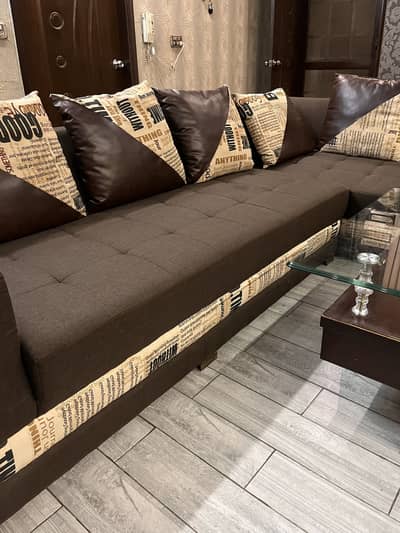 L Shaped Luxury Sofa Set