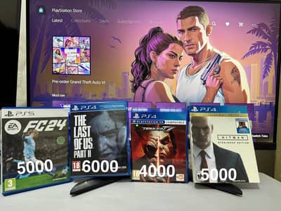 PS4 and PS5 Games in Scratchless Condition