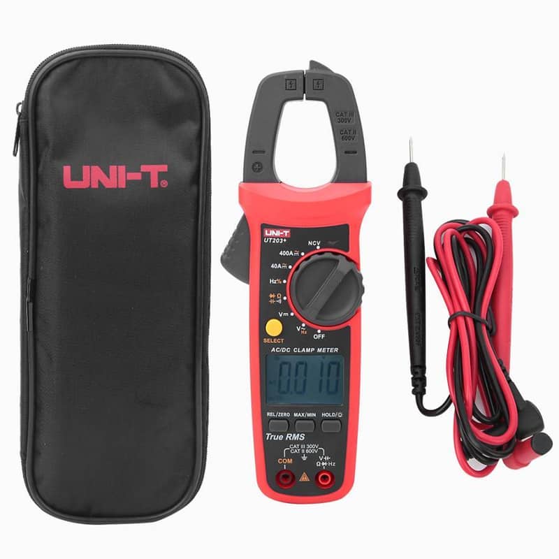 Uni-T 203+ 204+ Digital Clamp Multimeter DC/AC current Voltmeter 0