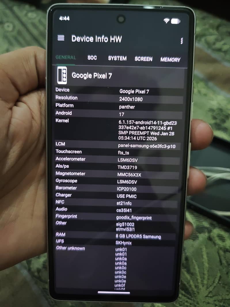 Google Pixel 7 6