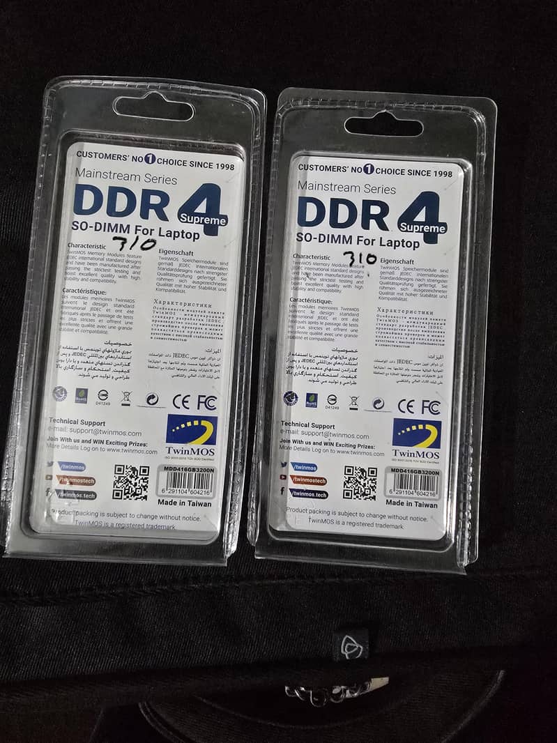 TwinMOS Laptop DDR 4 Rams 4