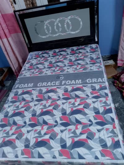 Single bed with mattress