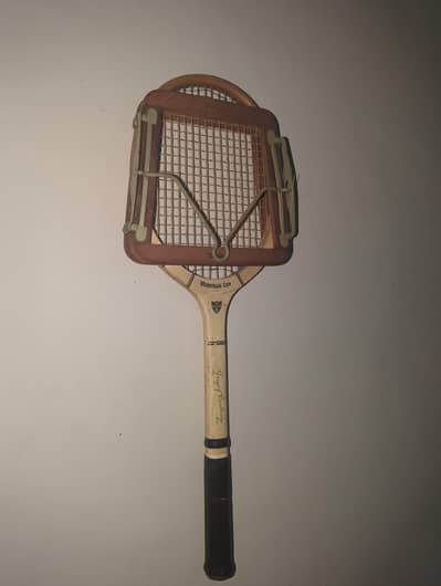 Vintage Grays of Cambridge Wightman Cup Racket with Dunlop Press