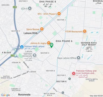 4 MARLA COMMERCIAL PLOT NO 112 ON 70-FEET WIDE ROAD WITH HUGE PARKING LOCATED IN THE CCA1 BLOCK OF DHA PHASE 6 LAHORE.