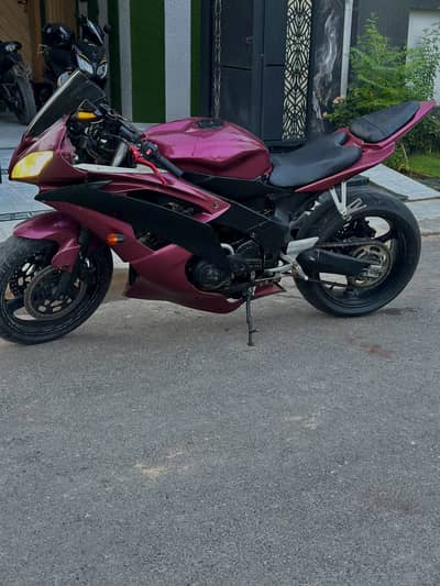 R6 ki farring ha andar sy bike fzr 400 cc ha inline 4 slunder