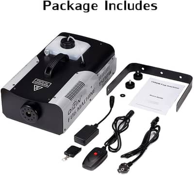 Fog Machine 1500 Watt with 2 Sets of Controllers, Professional