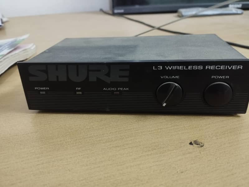 sure wireless microphone receiver 0