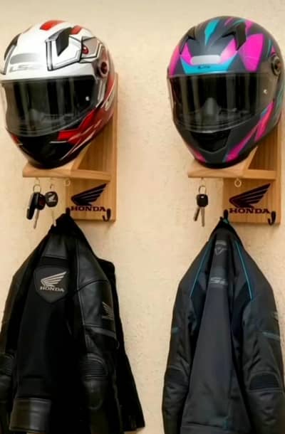 Helmet and key holder