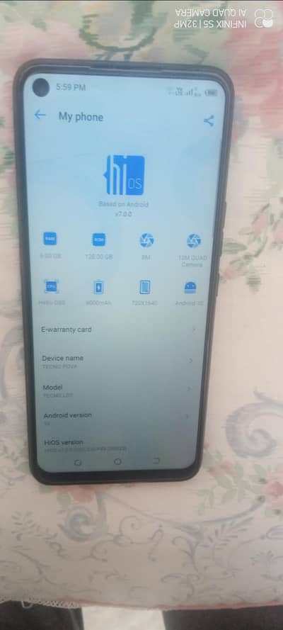 Tecno pova mobile for sale 6/128