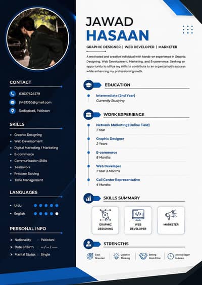 I am a Professional GraphicsDesigners - I need a Job