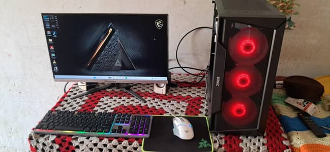 *HIGHI END GAMING PC* RYZEN 7 8700F^32GB RAM^1TB SSD^10 GB GPU^M 165HZ