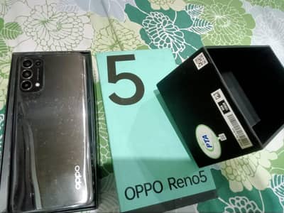 OPPO Reno5 8GB/128GB PTA Approved | Box Pack | Original Fast Charger