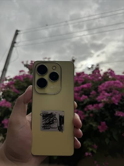 Infinix Hot 40 Pro (8GB+8GB/256GB) – Palm Yellow | With Box