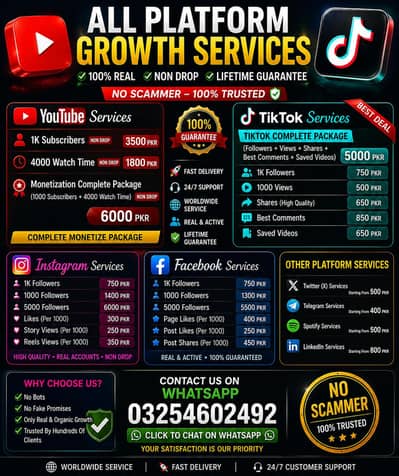 All platform growth service