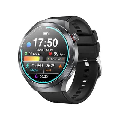 ULTRA ROUND SMART WATCH 1.80" HD Display | Red Silicon Strap |