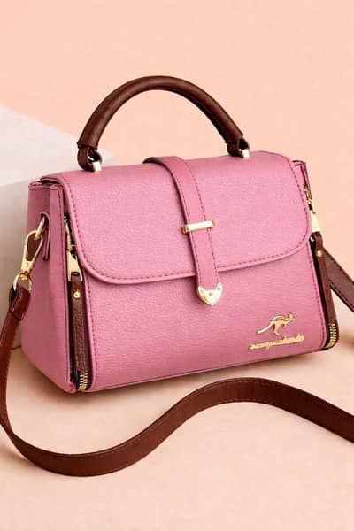 kangaroo premium women handbags-7 colors Faisalabad