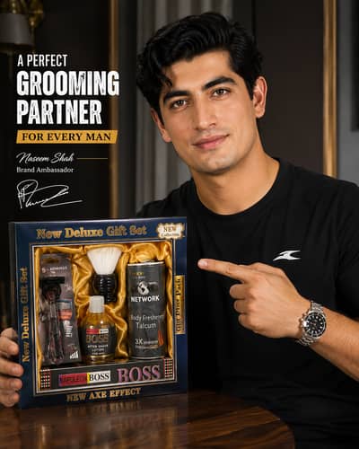 New Deluxe Men's Shaving Gift Set | Premium Grooming Kit | Brand New