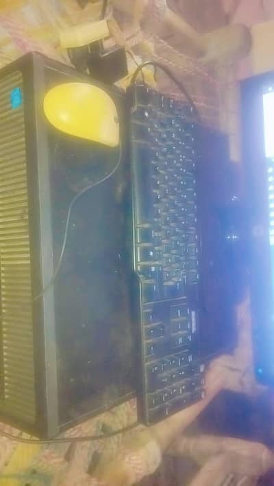 Hp computer complete keyboard and mouse mouse leads. urgent sale