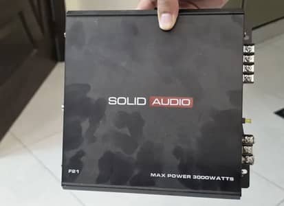 F21 Power Amplifier by Solid Audio 3000 watts + heartz speaker