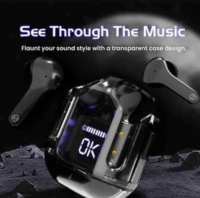Air 31 TWS Transparent Earbuds Bluetooth 5.3