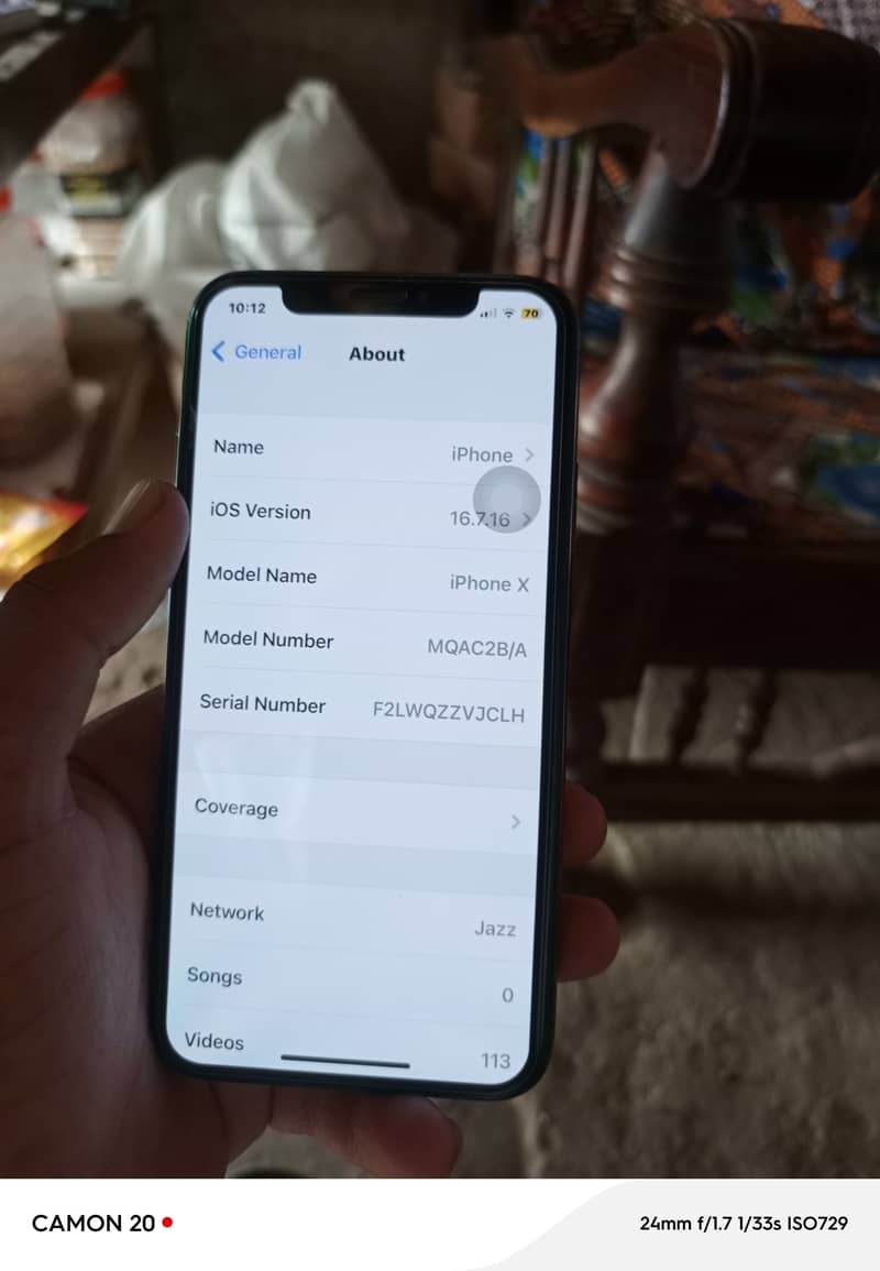 Apple iPhone X 5