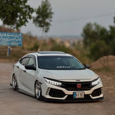 FRONT AUDI STYLE & BACK SNAKE STYLE LIGHTS HONDA CIVIC X