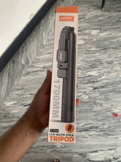 Selfie stick black ASB tripod base Adjustable arm.