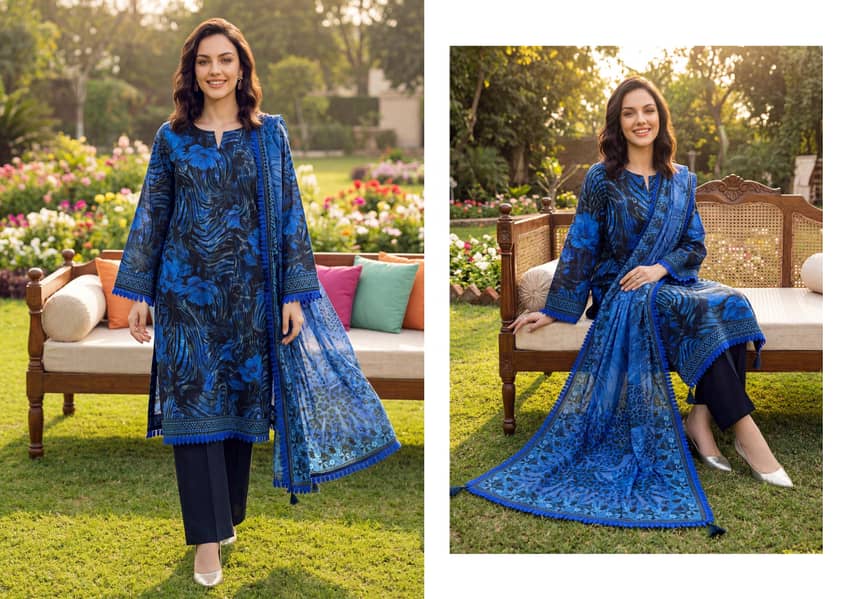 Lawn printed 0