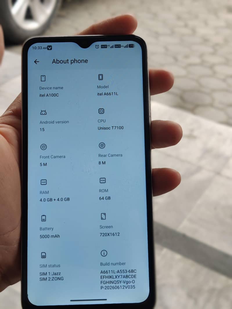 Itel A100 5
