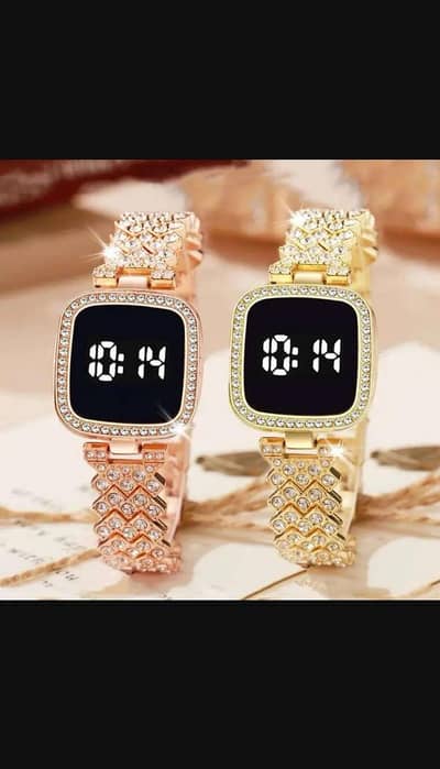Arabic Aura Watch and women's digital watch