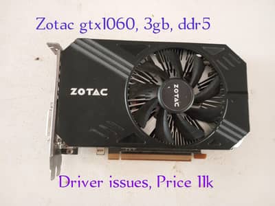 Faulty graphics card, gtx 1060, rx 590, quadro fx3800, Read AD