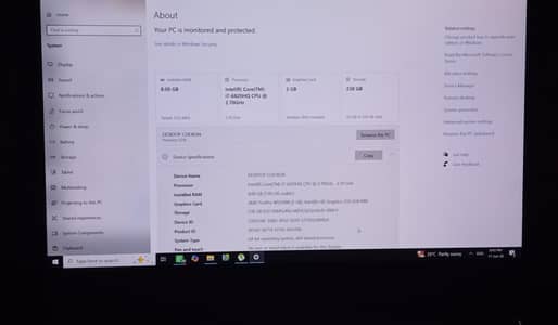 This laptop is a Dell Precision 3510 mobile workstation For sale