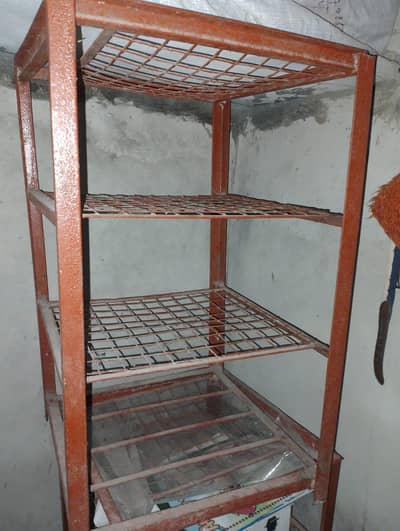 4-Tier Mild Steel Storage Rack