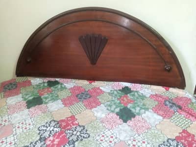Solid Wooden Double Bed With DURAFOAM Mattress
