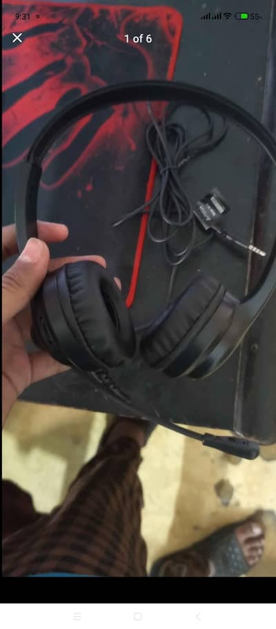 Original A4Tech HS-8i headphones with Microphone