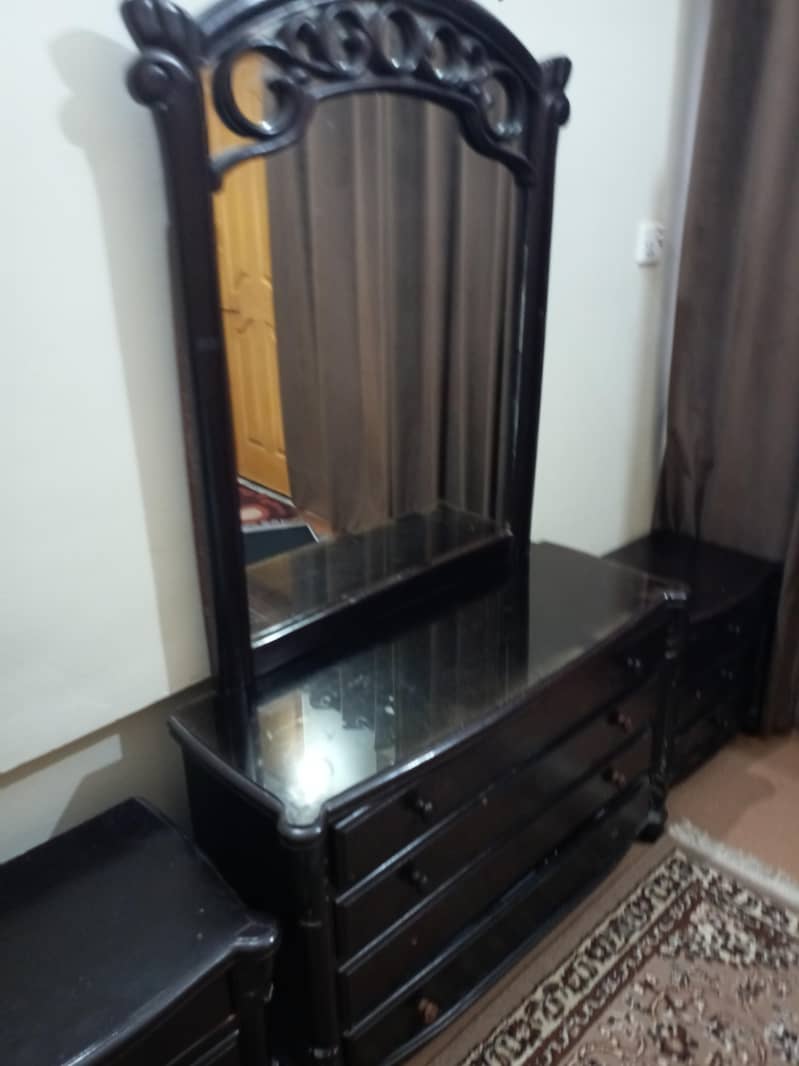 Solid Wooden Bed Set 2