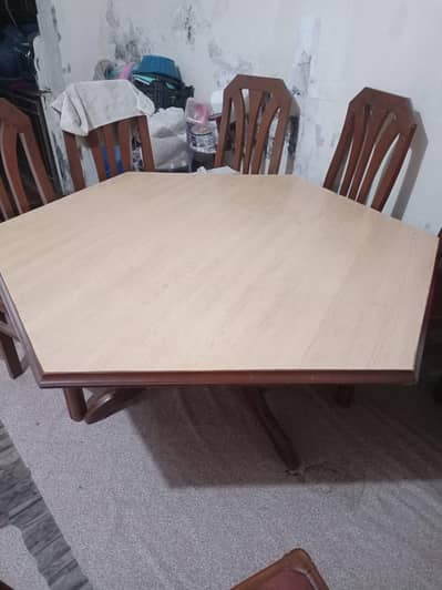 Dinning Table Set - 6 Chairs For Sale