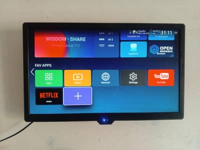 24 Inch smart Android Led Tv bilkul new daba Sath kabi Repair NAHI hui