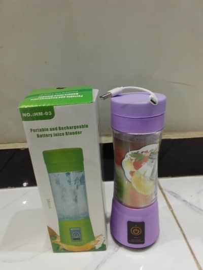 yah rechargeable battery juicer blender hai bilkul new condition mein