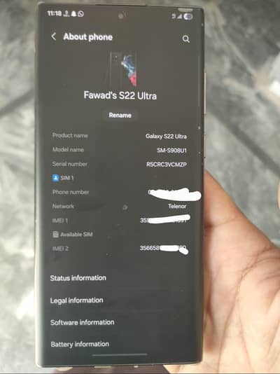 Samsung Mobile S22 Ultra