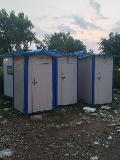 Mobile toilet washroom prefab guard room container home & office cabin