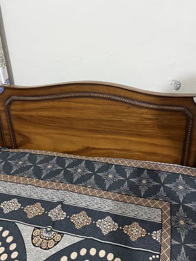 Single Wooden bed vintage style